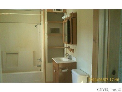 Bathroom. First floor bath with laundry hook ups.
