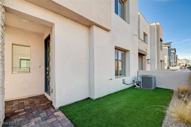View of home's exterior featuring cooling unit, st