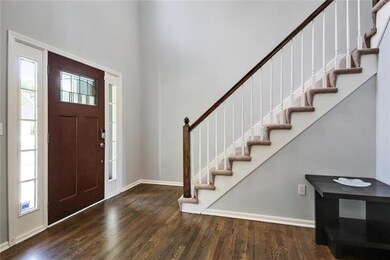 Newly refinished hardwood floors