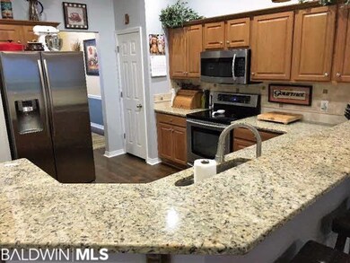 Granite counter tops adorn this spectacular kitche