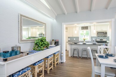Living Room View of Dining Sideboard