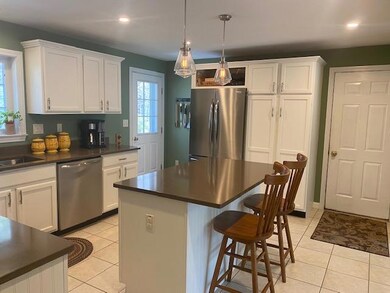 Kitchen to deck door