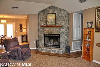 Wood Burning Fireplace