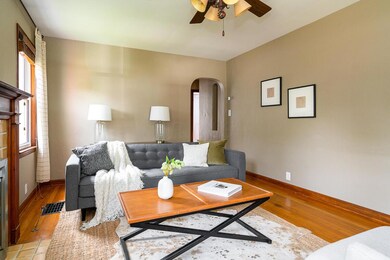 Original hardwood floors and trim