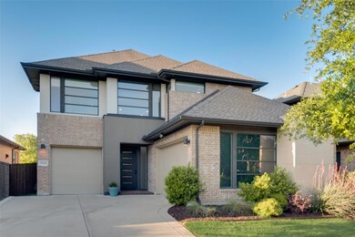 Beautiful elevation with 3 car garage.