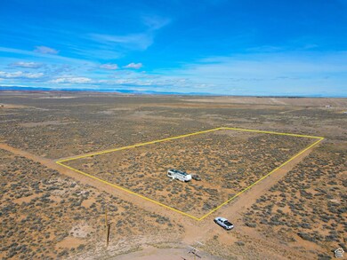 Overview of rural landscape with property parcel outlined
