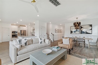 Family and Dining Room. *Model home photography is