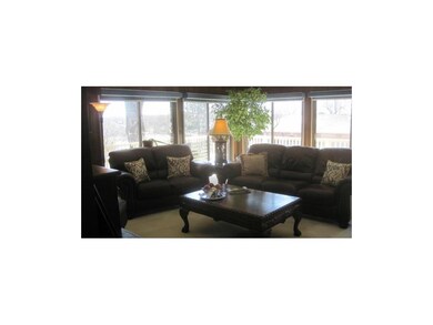 Wall to wall windows and sliding doors!  Quilted s