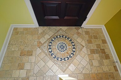 Beautifully tiled Foyer floor