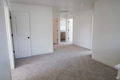 Spacious loft area at center of second story.