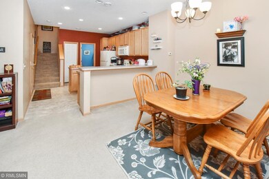 Notice the raised breakfast bar