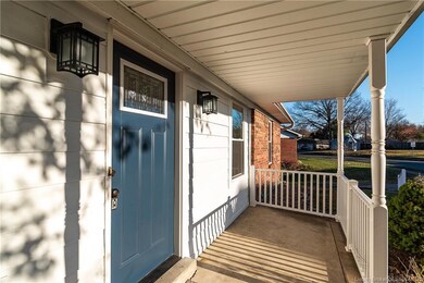 Covered front porch