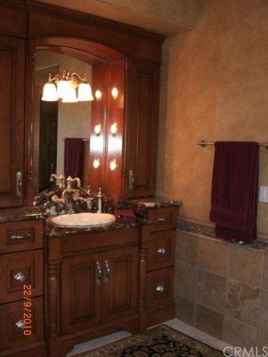 Master bath vanity