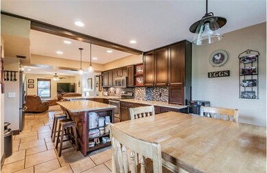 Kitchen and dining room