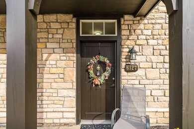 Freshly painted door