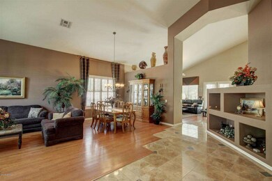 Living/Dining with Hardwood Floor