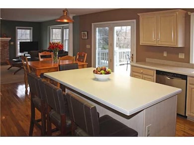 Kitchen. The island/breakfast bar is a spot that w