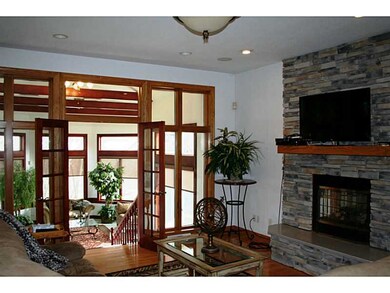 Den/Family/Great Room. Family room with doors lead