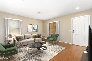 3B living room virtually staged