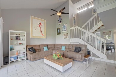 Oversized 19'x 14 living room is ready for movie n