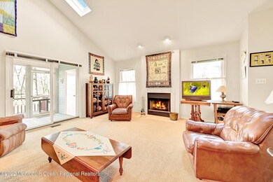 05-Living room-wood burning fireplace