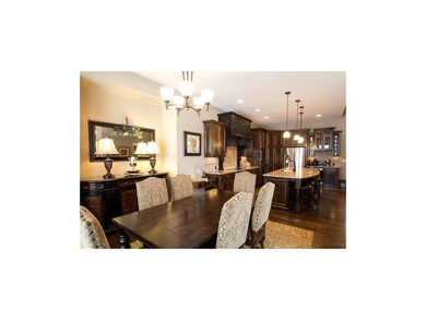Breakfast room & open floor plan is great for ente