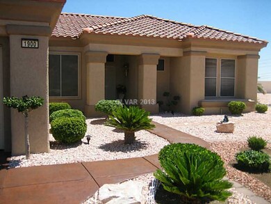 Facade/Exterior Front. Stamped Concrete Walkway