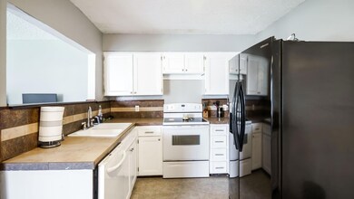 kitchen open to living room