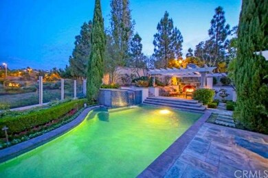 Elevated terrace with stone fireplace to capture t