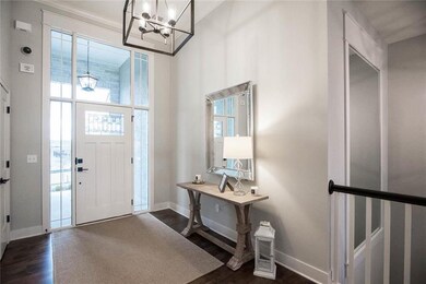 Grand Foyer Area with Large Transom Window and Sid