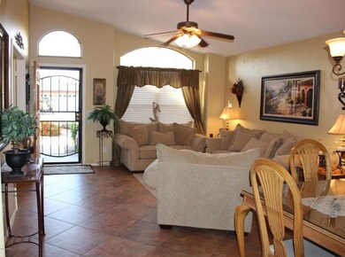View into living room