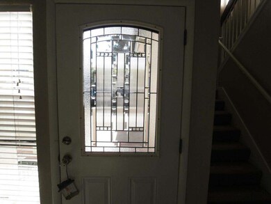 leaded front door