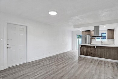 Entry and living space.