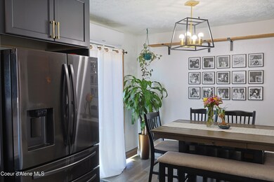 Kitchen opens out to spacious deck