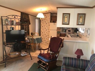 Open view to kitchen/dining