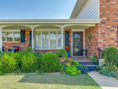 Property entrance featuring covered porch