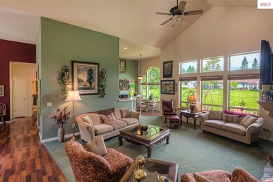 Open design with beautiful views of the golf cours