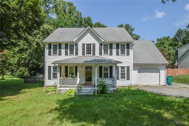 Stately, 2 story, colonial, with garage.