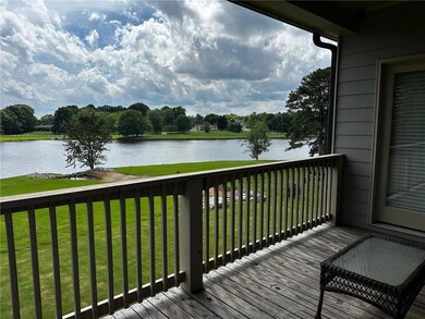 Backyard Lake view from the second story balcony