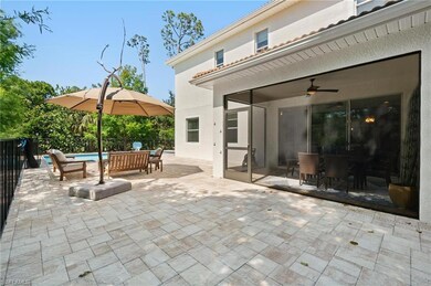 Expanded paver pool patio area affords room for mu