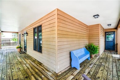 Plenty of entertaining space for a front porch par