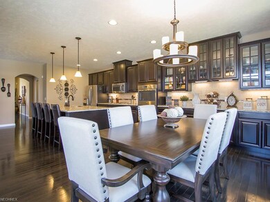 Great entertaining kitchen and dining area