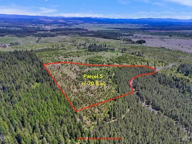 View of property location with property boundaries highlighted