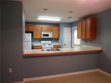 Overlooking the kitchen