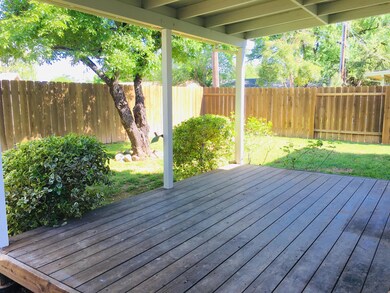 Fenced Backyard w/Fruit Trees