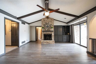 Cozy fireplace for cold winter days