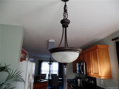 Light fixtures have been updated in Breakfast Spac