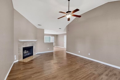 Fireplace in family room