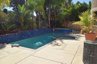 Rear Yard Pool and Spa