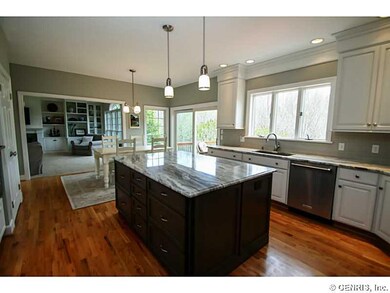 Kitchen. LARGE Kitchen overlooks Family Room and h
